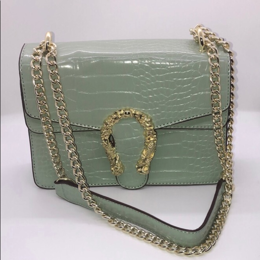 Mint Green Shoulder Handbag